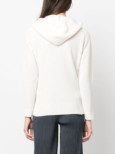 Sudadera con capucha adornada con cadena de bolas